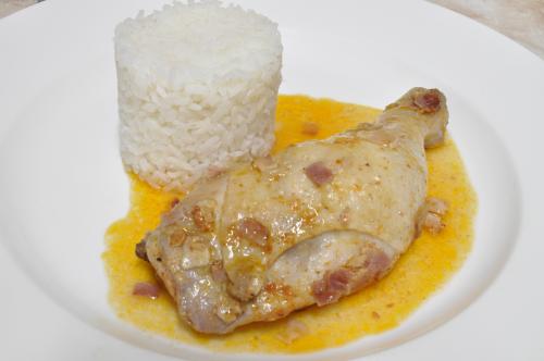 Kuře ve slaninkové omáčce – Snadné recept z Miš - Maš kuchyně, hotový za Do 30 minut